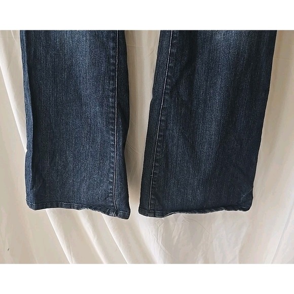 Nine Planet Jeans Wide Leg Dark Wash Size 13 With Embellished Back Pockets - Picture 4 of 16